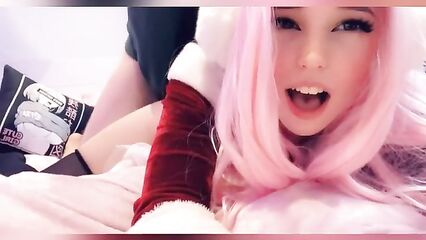 Первый секс на камеру с популярной красоткой Belle Delphine
