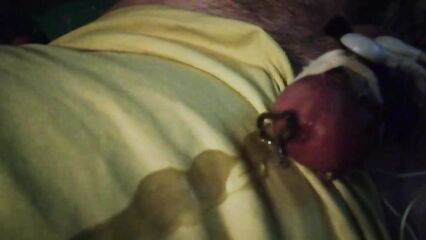 МЕГАОРГАЗМ мужской с помощью электро стимулятора