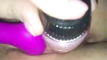 Домашнее видео: Готовлю свою киску для мужа